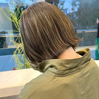 ミディアム カラー ショート/ボブ 🌼YUNAのヘアスタイル