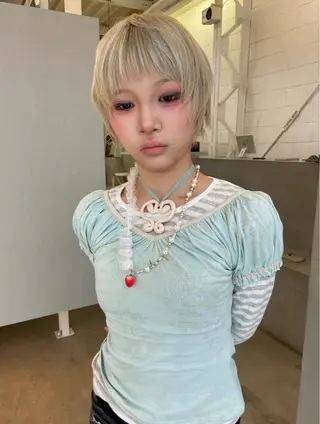 ショート CACHE所属・牧野 桃香のヘアスタイル