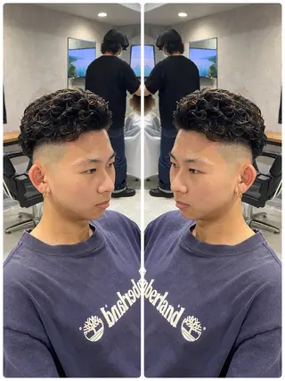 ショート パーマ メンズ 🐉『メンズ美容師』 吉田龍星🐉のヘアスタイル