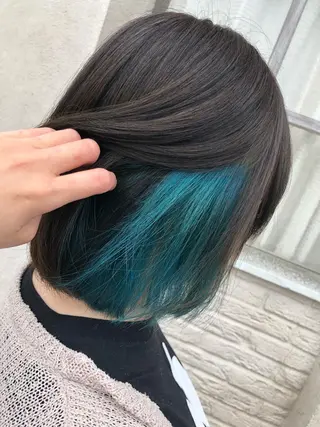 ミディアム カラー Homey Kyoto所属・吉村 絢乃のヘアスタイル