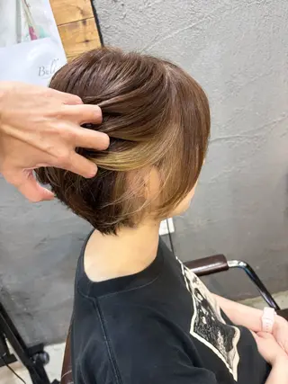 ショート 猪瀬 純子のヘアスタイル
