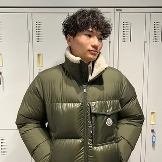 ショート パーマ GO TODAY SHAiRE SALON NU茶屋町店所属・メンズ特化 河内翔吾のヘアスタイル