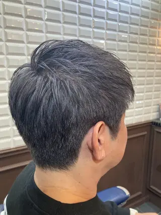 ショート メンズ ルピナス中田店長 山口大地のヘアスタイル