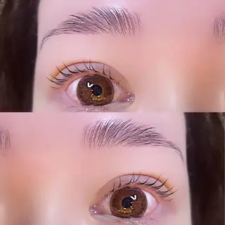 アイブロウ mika❤︎まつげ| 眉毛|束感【茅ヶ崎】のマツエク・マツパデザイン