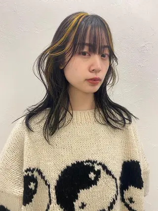 セミロング THE  AGATA TOKYO所属・外国人風パーマ/デザ インカット🦕✨アミのヘアスタイル