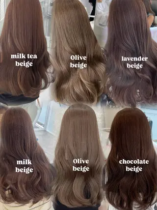 ロング カラー IVY表参道所属・透明感カラー🎀 icyきなみのヘアスタイル