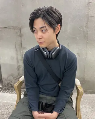 ショート メンズ パーマ、髪質改善 カズマのヘアスタイル