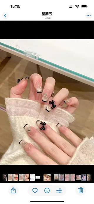 ネイル 長さ出し専門パーツ jenniferのネイルデザイン