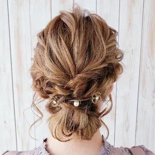 ヘアアレンジ 福島 優花のヘアスタイル