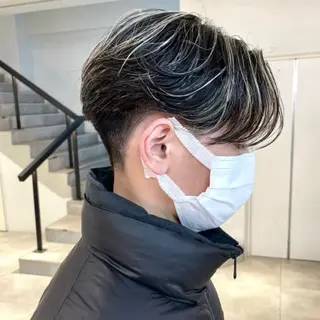 カラー パーマ メンズ メンズパーマ/ メッシュ📍ユリのヘアスタイル