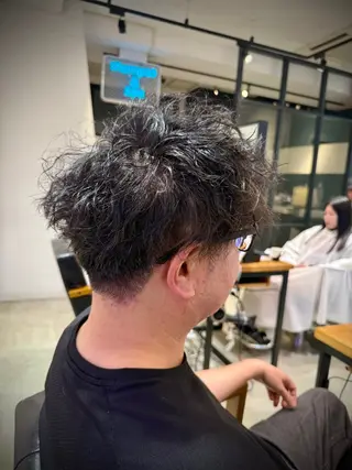 ショート パーマ メンズ flammeum関内店所属・🥀Hosaka Kazuki🥀のヘアスタイル