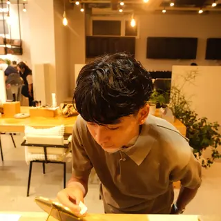 パーマ メンズ December/jingumae所属・メンズパーマ 特化うえちりくのヘアスタイル