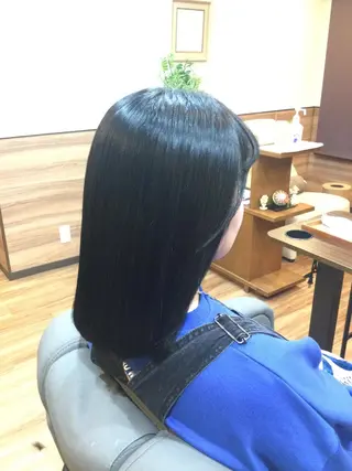 ミディアム カラー Annon プライベートサロンのヘアスタイル