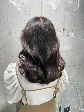 セミロング カラー ベージュカラー💖 やすひろのヘアスタイル