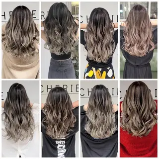 ロング カラー cherie所属・バレイヤージュ/ ハイライト/大内格のヘアスタイル