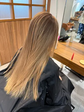 ロング カラー 岡本 太陽☀️のヘアスタイル