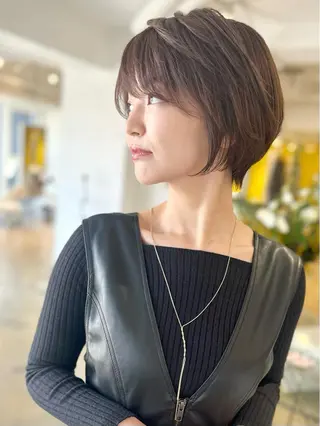 ショート ショート/ボブ/縮毛 三上達大のヘアスタイル