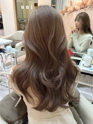 ロング カラー 韓国ヘア🦢🖤 Sayumiのヘアスタイル