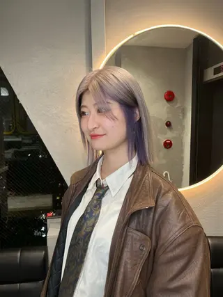 カラー dao/ミルクティー /ブラウン/ブロンドのヘアスタイル