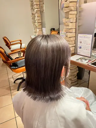 ミディアム 西岡 あつみ/ 堀江美容室のヘアスタイル