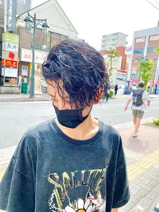 パーマ メンズ QOL 立川所属・トレンドパーマ‼️ NAOKI💥のヘアスタイル