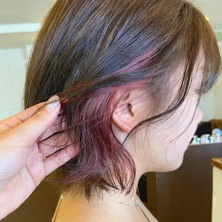 ミディアム カラー Hair Musee   柱店所属・topstylist 吉住 早織のヘアスタイル