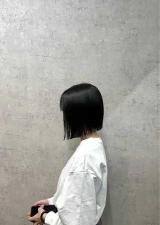 ミディアム 町田/透け感/透明感 Shibuのヘアスタイル