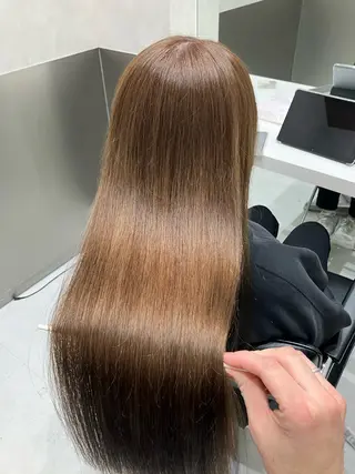ロング カラー GO TODAY SHAIRE SALON原宿vita店舗所属・💖ブリーチなし透明 感💖ASAHIのヘアスタイル