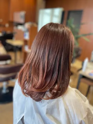 ミディアム 仙石 愛のヘアスタイル