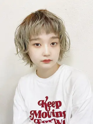 ショート カラー 🦋透明感カラー🦋 なつやのヘアスタイル