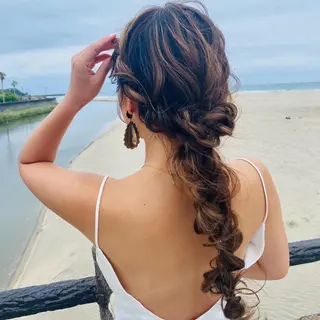 ロング ヘアアレンジ HIROKO / 透明感暖色カラー🎀のヘアスタイル