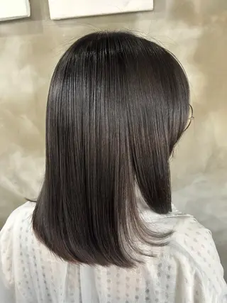 ミディアム enne hair&organic所属・🌟髪質改善メテオ カラーenne🫧のヘアスタイル