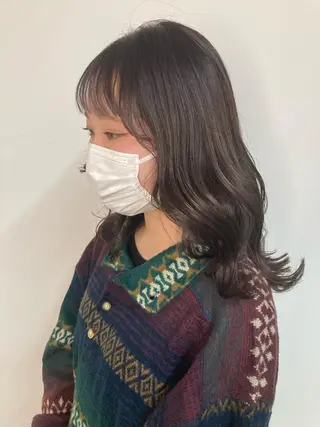 セミロング カラー ✂️似合わせの魔術師 石田一樹✂️のヘアスタイル