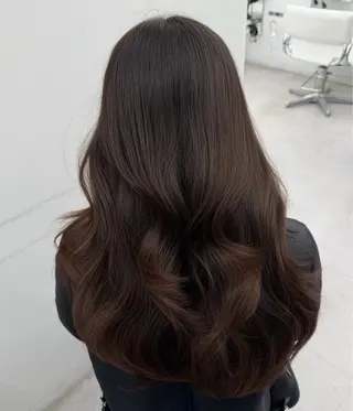 ロング カラー 韓国ヘア/顔周り ヘアセット/加藤優里のヘアスタイル