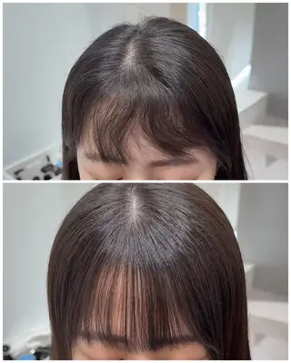 セミロング ゴートゥデイシェアサロン原宿vita所属・縮毛矯正クロスパーマ 益子達也のヘアスタイル