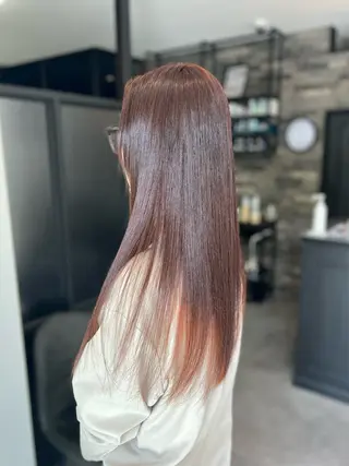 ロング カラー Dia ‎ アキヨシ ミユのヘアスタイル