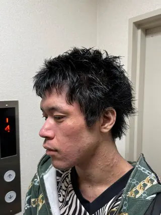 メンズ カラー/パ ーマ/松野和志のヘアスタイル