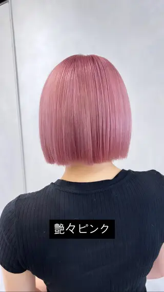 ショート カラー カラースペシャリスト ・齊藤 羽瑠輝のヘアスタイル