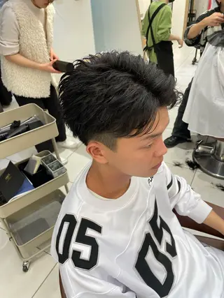 ショート メンズ 伊藤 隆星のヘアスタイル