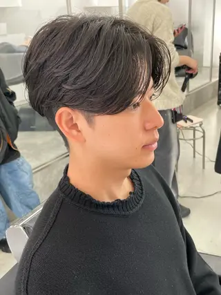 ショート カラー パーマ ヘアアレンジ メンズ 亀井隆汰/メンズ専門 パーマ特化美容師のヘアスタイル