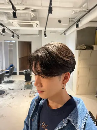 ミディアム パーマ メンズ メンズカットパーマ ✂️ JOYAのヘアスタイル