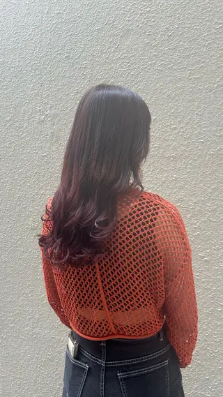 ロング カラー ☁️FERIAあべの Rin☁️のヘアスタイル