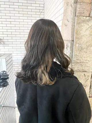セミロング カラー 萩原 凌✄﻿のヘアスタイル
