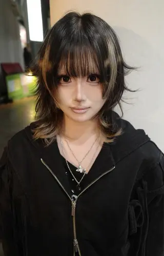 ミディアム カラー 原宿ハイトーンカラー 🥑/aimuのヘアスタイル