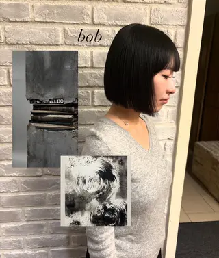 ショート 【ボブ.髪質改善. カラー】midoのヘアスタイル
