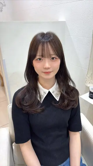 ロング カラー 透明感カラー/大阪 Rieのヘアスタイル