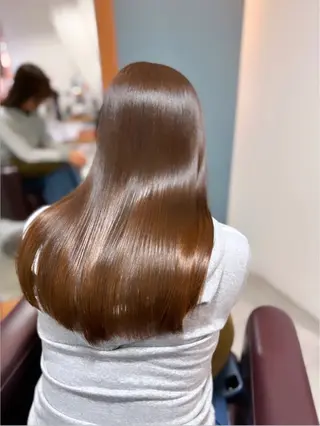 ロング 西川 仁のヘアスタイル