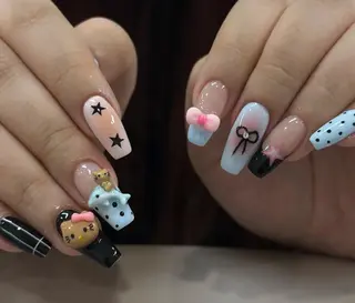 ネイル By moonネイル 🌷ワンホン/韓国風のネイルデザイン