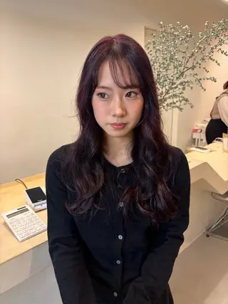 ロング Meena by  urban所属・iroha/名古屋/ 暖色カラー/髪質改善のヘアスタイル