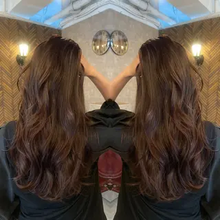 ロング カラー tocca 💜石田愛結💜のヘアスタイル